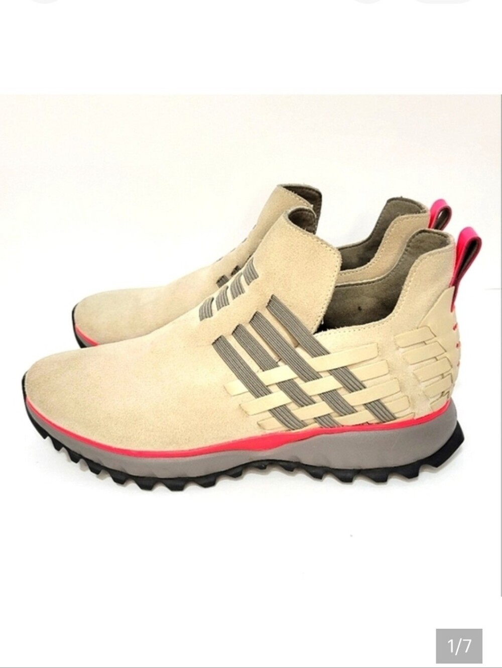 Cole Haan Grand Explore OS all-terrain Walking Suede Lug-sole Chukka Shoes